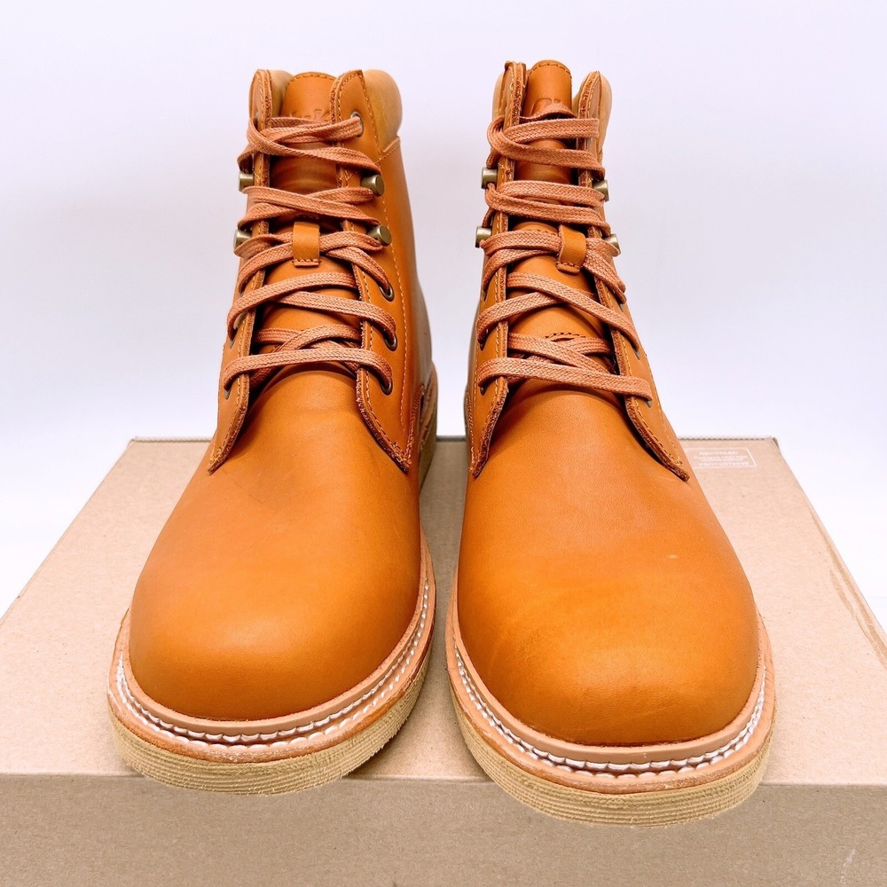NEW Olukai Men's Kilakila Durable Leather Work Boots Coconut Husk Brown US 13 - Picture 6 of 12